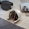 Natico Originals Non-Tarnishing Silver Fortune Cookie Paperweight, Desktop Gift, Resturant