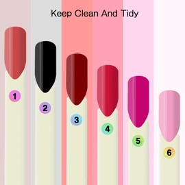 100 ps Fan-shaped False Nail Swatch Sticks with Number Stickers for Color Display, Nail Polish Practice Sticks, Nail Art Display, Nail Color Wheel, Nail Sample Tips Sticks. (Natural)