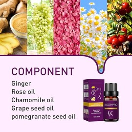 AKARY Aceite Esencial Para Levantar Las Caderas, Aceite De Jengibre Para Realzar Los Glúteos, Aceite Nutritivo Para Masajes Que Reafirma Y Levanta Los Glúteos, Crema Para Masajes Reafirmante Para Glút