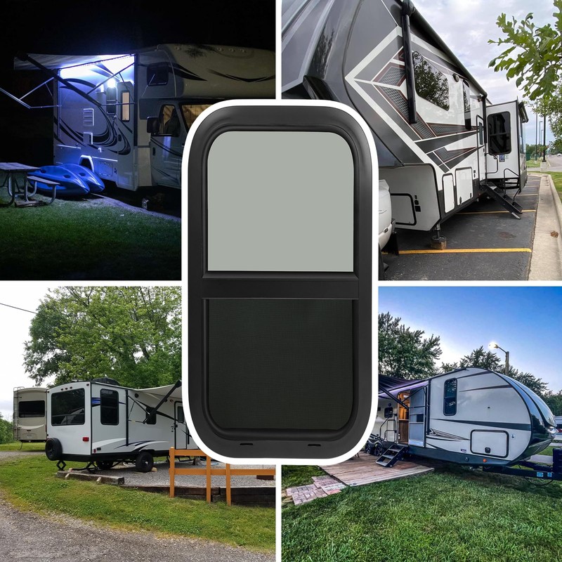 RV Camper Windows,RV Windows for Cargo Trailer Utility Travel Trailer