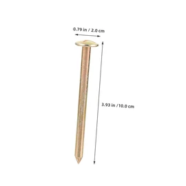 Outanaya 8pcs Stainless Steel Surveying Pegs Boundary Markers Measurement Stakes for Property Surveys Durable Outdoor Marking Tools for Professional Home Use