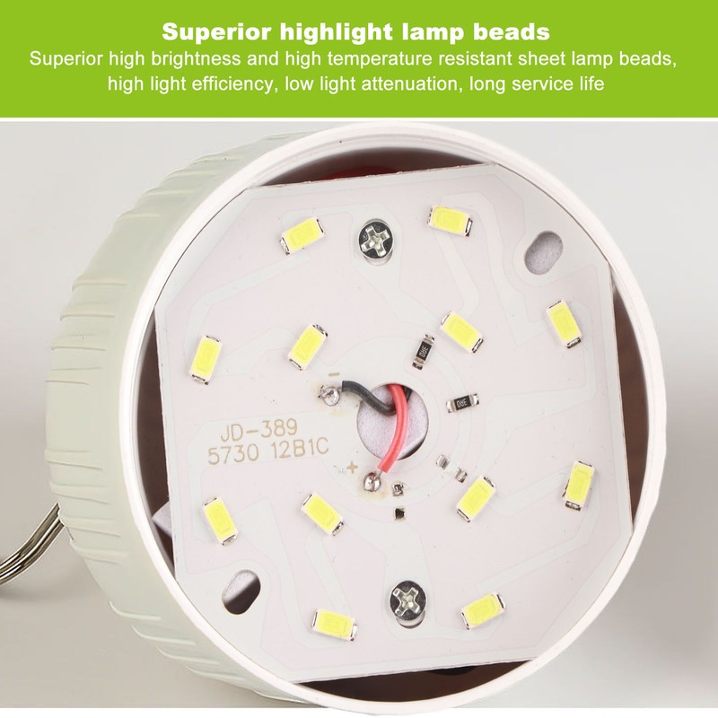 LED Bulb Light Professional High Brightness Dimmable Energy Saving Rechargeable
