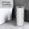 Megier Decorative Metal Standing Toilet Tissue Holder for Bathroom/Powder Room,