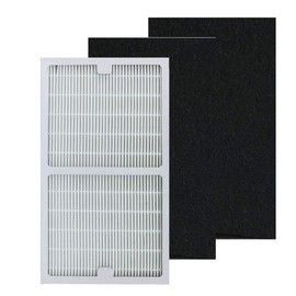 BBT BAMBOOST Filters C Compatible Idylis Air Purifier IAP-10-200 & IAP-10-280, Part # IAF-H-100C - 1 pcs HEPA Filter & 2 Carbon Filters