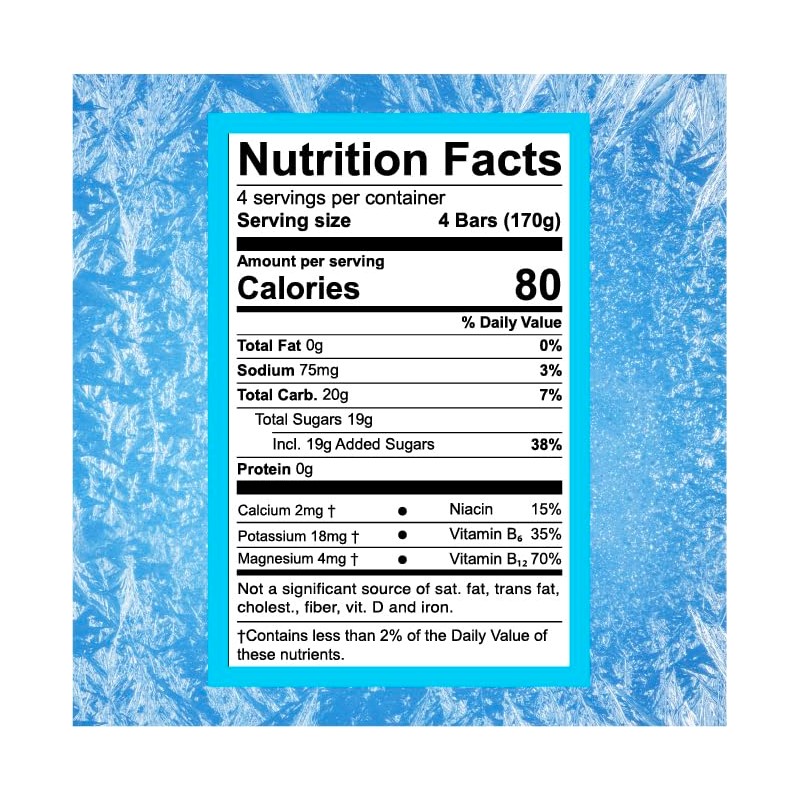 Pure Kick Freezer Bars, 1.5 oz, Hydrating Ice Pops, Naturally