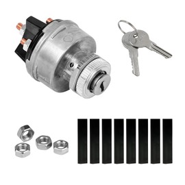 NYTKL Ignition Switch with Key, 4-Position Ignition Starter Switch Lock Acc/Off/IGN/Start, Automotive Starter Switches Replacement Universal for Car Truck Tractor Trailer Forklift