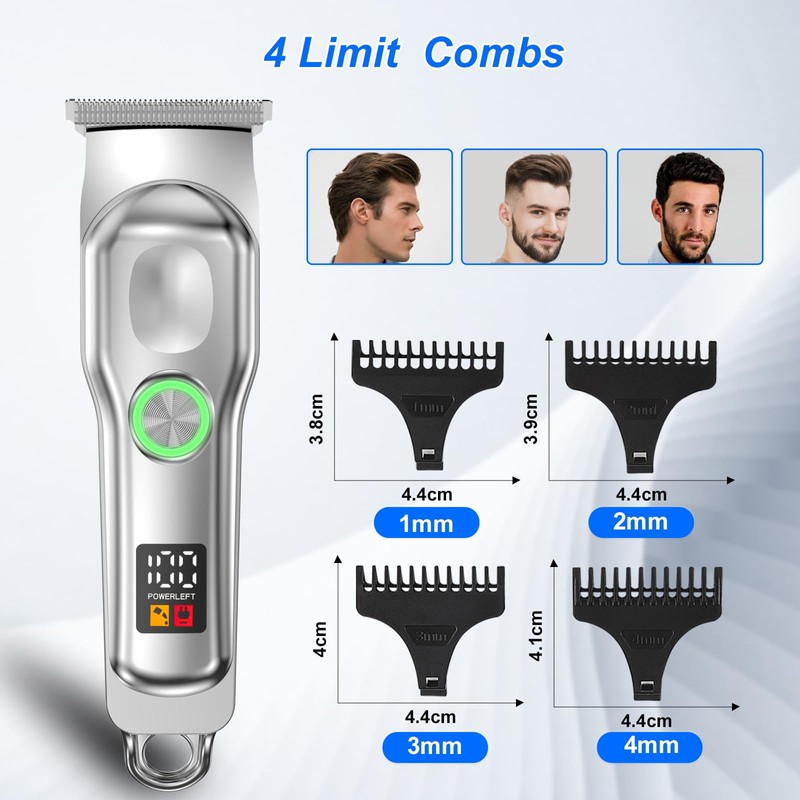 DONGYIN Mini Cordless Hair Clippers for Men, Small Size Professional