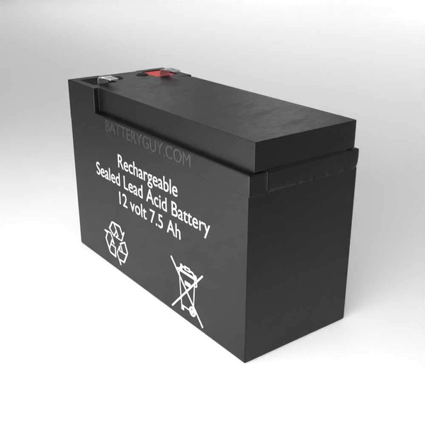 BatteryGuy Back-UPS 550R Replacement 12V 7.5Ah SLA Battery Brand Equivalent (Rechargeable, High Rate) - Qty of 1