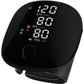 BWI; Monitor de Presión Arterial de Muñeca, Baumanómetro Digital Preciso con Pantalla LCD Grande, opción de Voz en Español ,Detección Automática Presión Sanguínea, 2x99 Datos de Memoria, Usb,Recargable,Multiples tipos de Medicion,para cualquier emergenci