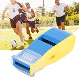 01 Silbato Deportivo, Silbato de Entrenador Profesional para Voleibol para Baloncesto para fútbol(10 * 6 * 4cm-Azul Amarillo)