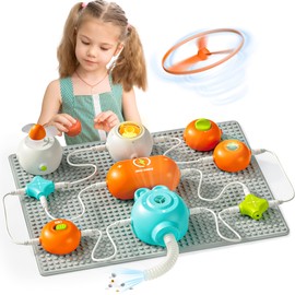 Science Kits for Kids - STEM Kits for Kids, Electronics Exploration Kit, 140+ Projects, 10+ Circuit Parts, STEM Educational Toy Gifts for Kid Boys Girls Ages 3 4 5 6 7 8 9 10 11 12