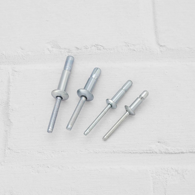 eMagTech 40PCS Internal Lock Dome Head Structural Rivets Grip Range