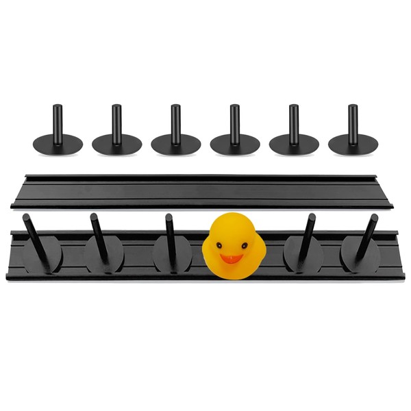 SWLOR Duck Holder,Adjustable Duck Plugs,Holds up to 12 Ducks,Rubber Duck