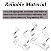 16 Pcs Tool Spring Terry Clips, Wall Mounted Tool Storage