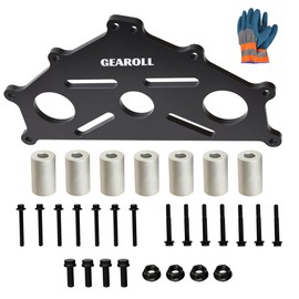 GEAROLL Engine Safe Stand Adapter Plate Compatible with Chevy Small/Big Block and LS LT Engines