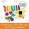 The Learning Journey: Lift & Learn Puzzle Colors & Shapes