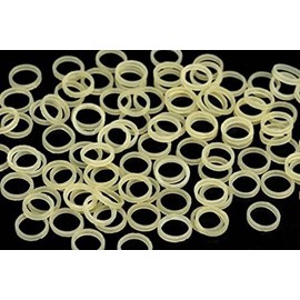 Orthodontics Latex free Elastics Bands 2,5 oz pack of 100 Us Made (1/8 without placement tool)