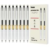 Tinsync 8 Pcs Japanese Pens Stationery, 0.5mm Retractable Gel Pens