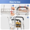 YUOROS Shower Caddy Hanging, 304 Stainless Steel Showers Organizer Rack