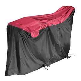 Kawasumi Seisakusyo KW-449AS/RD-BK Cycle Cover (KW-449AS/RD-BK), Red x Black, Size LL (High Back Compatible)