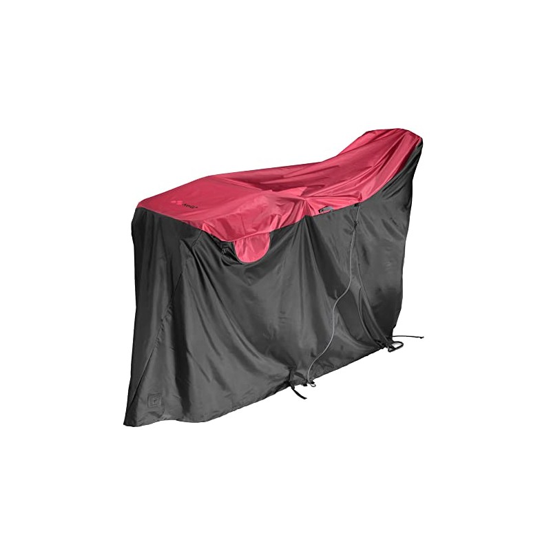 Kawasumi Seisakusyo KW-449AS/RD-BK Cycle Cover (KW-449AS/RD-BK), Red x Black, Size
