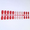 Spring Press on Nails Medium Length Coffin Shaped Fake Nails