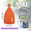 AdiStylinno 4 Pcs Car Key Cases, Cute Creative Pull Out