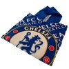 Chelsea FC Logo 100% Cotton Poncho Blue