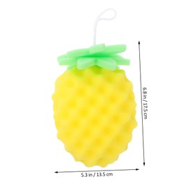 GLEAVI Pineapple Sponge Brush Bath Sponge Bath Tub Gentle Massage Scrubber for Toddlers Boy Girl for Christmas and Birthdays
