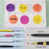 Mr. Pen- Transparent Sticky Notes, 200 Pcs, Sunset Set, Round