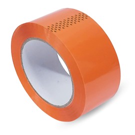 AMPACKER Heavy Duty Packaging Color Tape for Shipping,Packing and Moving 2" Wide x 2.0 Mil Thick -110 Yrd Roll -Acrylic Adhesive Tape for Box Sealing. (1 Roll, Orange, 2" Wide x 110 yds)