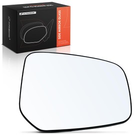 A-Premium Right Passenger Side Non-Heated Mirror Glass with Backing Plate - Compatible with Mitsubishi Mirage 2014-2015 2017-2023, Mirage G4 2017-2023 - Exterior Side View Convex Mirror