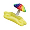 WHAMVOX Inflatable Toy Sun Umbrella Pool Cooler Floating Drink Holder