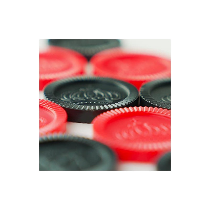 Cannon Sports Checkers Replacement Pieces - 24 Pack Checkers Pieces