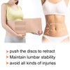 Postpartum Lumbar Support Belt Elastic Breathable Pain Relieve Back BraceXL
