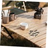 GRIRIW 50pcs Plastic Hooks: Mini 8 Shaped for Outdoor Camping