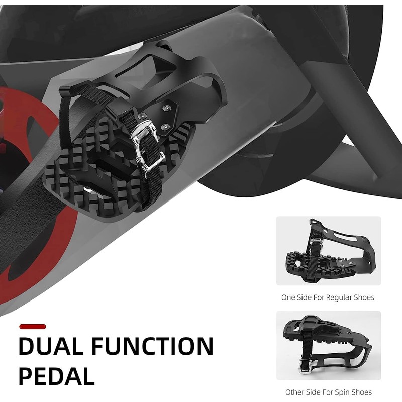 Bike Bicycle Toe Clips Cage ONLY - Compatible with Peloton