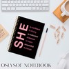 OSLYSOF Inspirational Gifts for Women Spiral Notebook, Women Empowerment Gifts