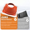 Metal Roof Pipe Flashing Boot: #7 Silicone High-Temp Flexible Roof