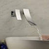 sumerain Waterfall Bathroom Faucet Wall Mount Faucet for Bathroom Sink,