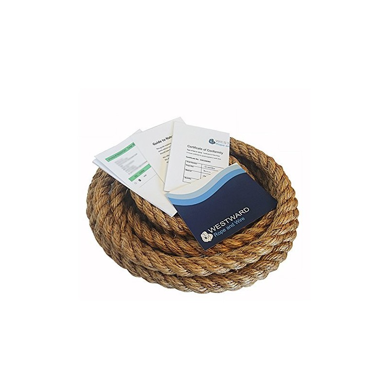 Westward Ropes® Decking Rope - Manila Natural Rope 20mm x