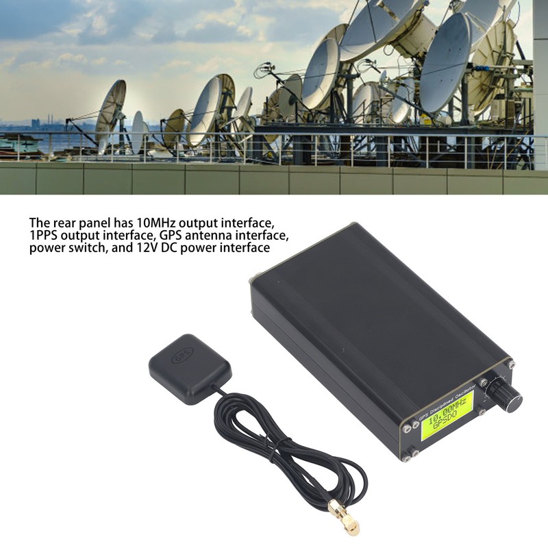 GPS Disciplined Oscillator OCXO 10MHz Square Wave Output GPSDO GPS