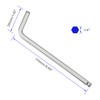Skweawert 1/4" Ball End Allen Hex Key Wrench, SAE Internal