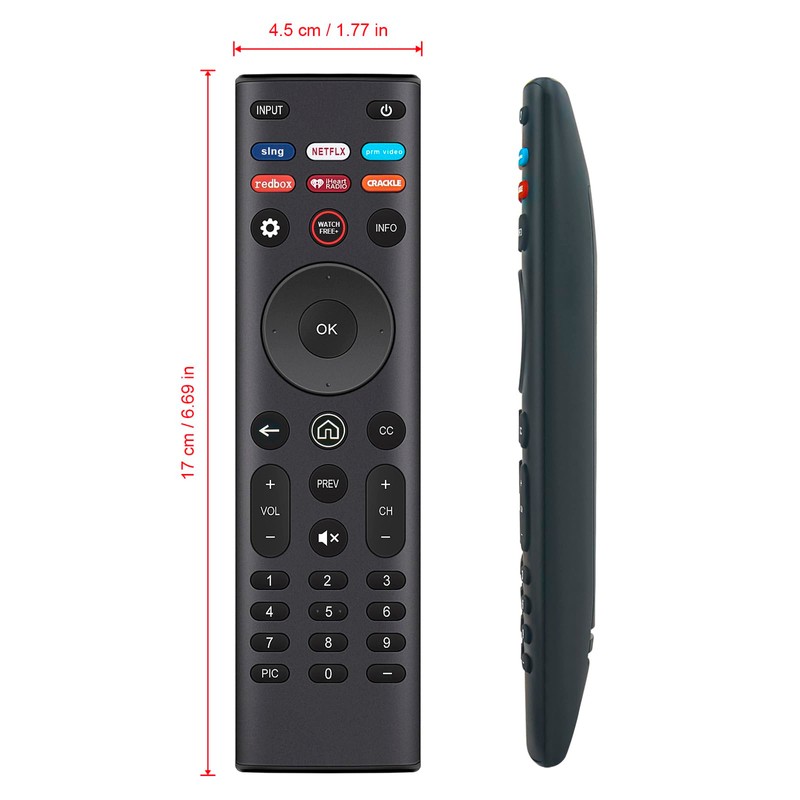 WINFLIKE XRT140V6 XRT140-V6 XRT140 V6 Remote Control Replace for VIZIO