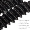 Extensiones de cabello humano con ondas profundas, 12A, cabello virgen
