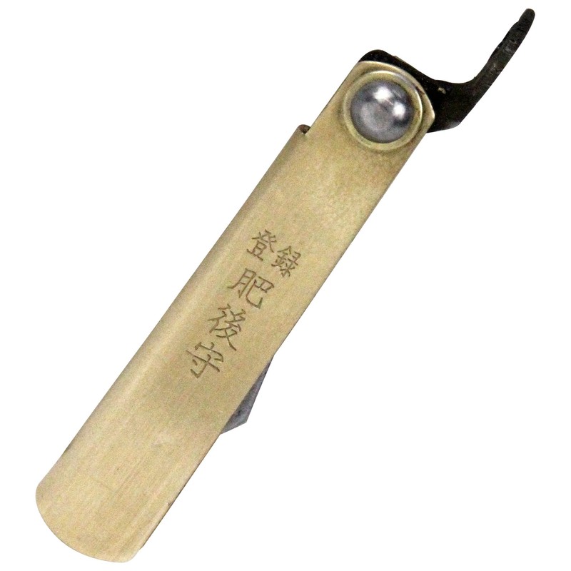 Higonokami Mame Higomori Blue Split SK Steel with Holder