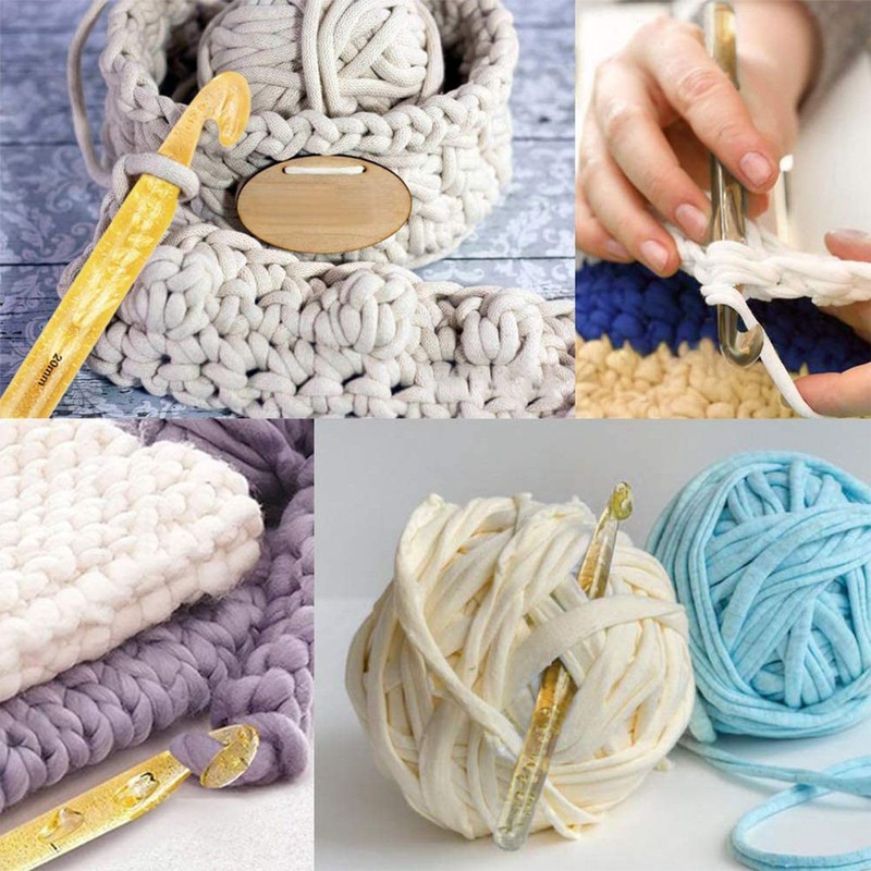 Crochet Needles for Yarn,Ergonomic Crochet Hook Kit | Multifunctional Knitting
