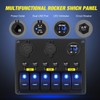 Nilight - Panel de interruptores basculantes de encendido/apagado de 6