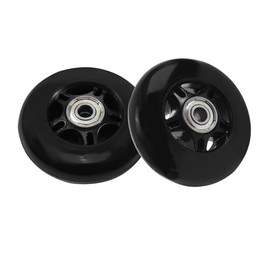 KAMIER Juego de ruedas de 76 mm x 24 mm de repuesto para Razor 360 PowerRider RipRider FlashRider triciclo de ruedas, RipStik, Ripster, Ripsurf, tabla de ruedas, patinete para niños, patineta, scooter