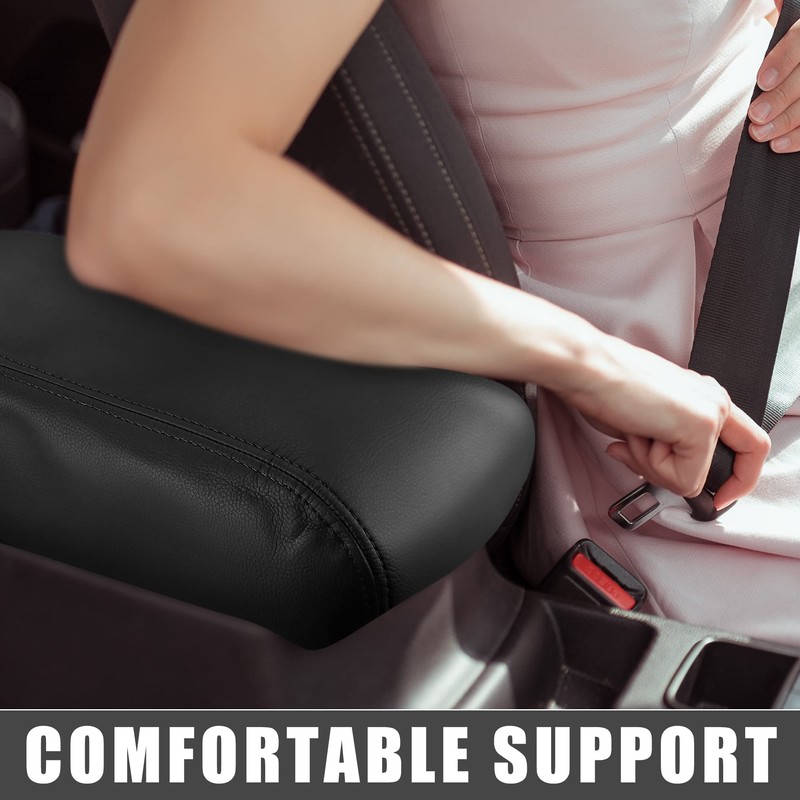 A ABSOPRO Center Console Cover Pad Waterproof Armrest Box Protector